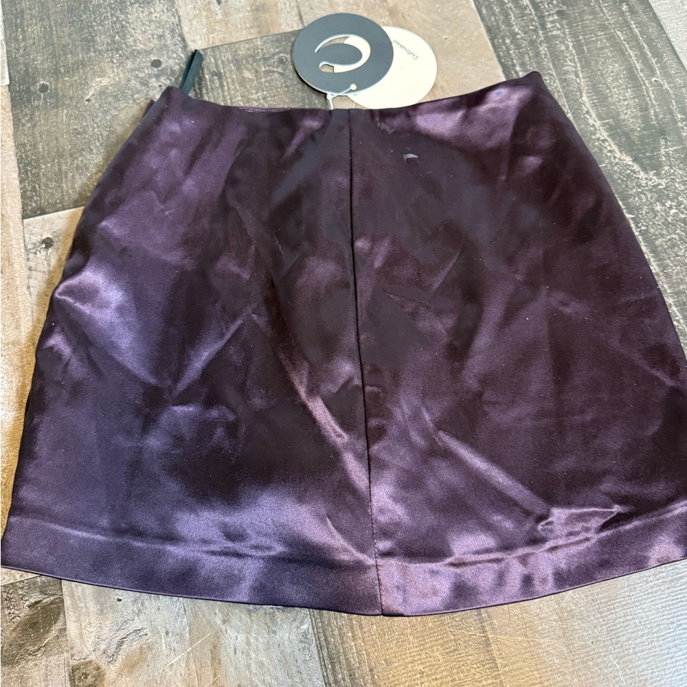 Cult Naked Satin Mini Skirt Xs Y2k Minimalist Slip Skirt Night Out Chic Blogger — image 5 of 8
